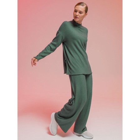 Women's longing, size 50, green color-6