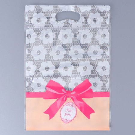 Gift package, with zip-lock fastener, "for you", 15x23 ± 1cm