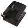 Metal hole punch 40 sheets, berlingo, with a ruler, black
