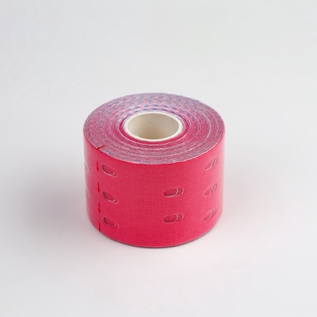 Kinesio - teip, with perforation, 5 cm × 5 m, pink color-8