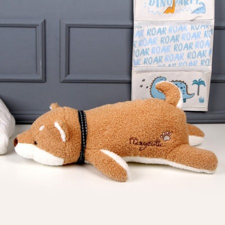 Soft toy-podushka "Dog", 60 cm, brown color-2