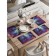 A set of napkins for setting the Table "Mysterious Night", rectangular, rounded edges, size 30x46 cm, 4 pcs