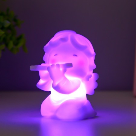 Spinker "Angel with a flute" LED 0.5W white 8.5x4x4x4.5cm Risalux-3