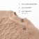 Knitted crumb set "Cute" growth 98-104 cm, beige color