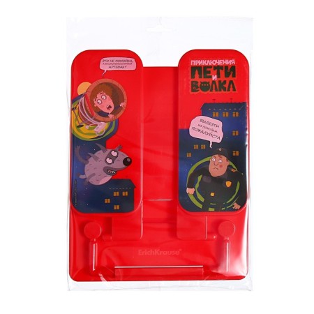 Erichkrause Books "The Adventures of Petit and the Wolf", plastic, red-1