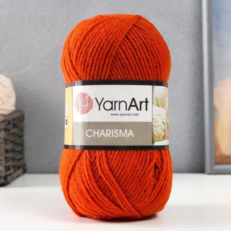 Yarn "Charisma" 80% wool, 20% acrylic 200m/100g (3027 St. Terracot)