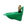 Chiper Chalice for cattle, pigs, goats, 17 × 18 × 7 cm, plastic, green, Greengo