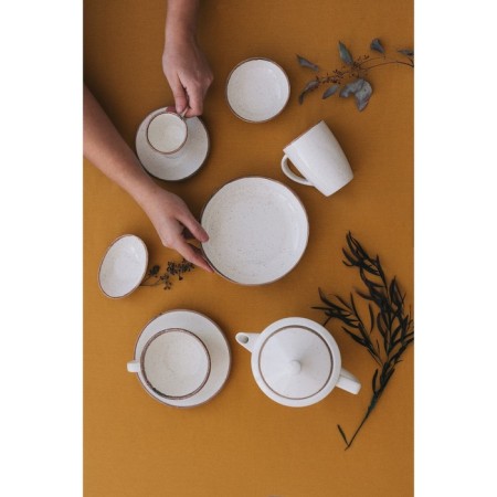 BEIGE coffee bowl, d = 12 cm, beige color-3