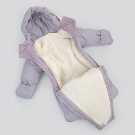 Combiason-transformer children's kinderlitto "Velvet", height 68-80 cm, lilac color-5
