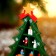 New Year's souvenir "Christmas tree with cells for gifts", 14.5 × 19.5 cm, green