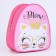 Baby backpack for the girl "Cat with glasses", rn. 23x20.5 cm