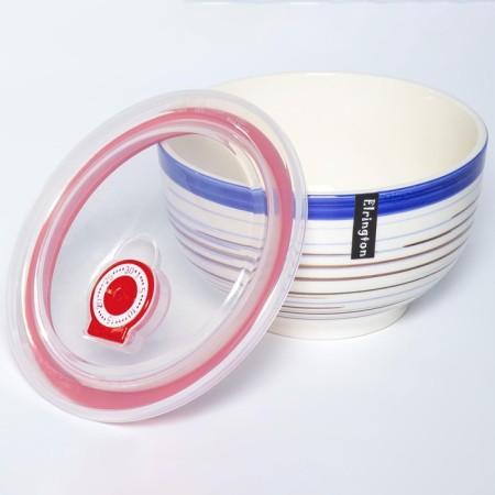 Saladnik with a lid of Elrington “Airgraph. Azure day ", 750 ml-1