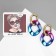 Earrings Metal "Chain" magic, colored in gold