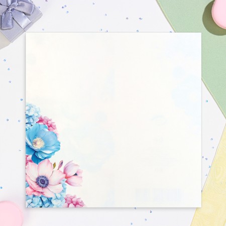 Birthday card!" Flowers, Euro, 21.5 x 21.5 cm-2