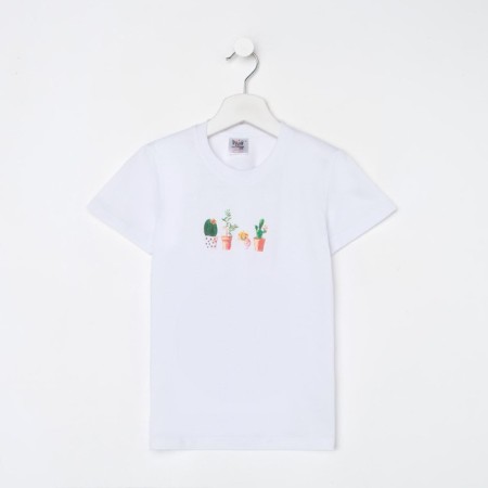 T -shirt for nursery, white color/cacti, height 110 cm-4
