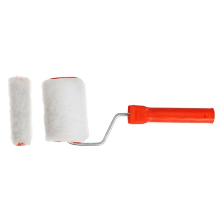 Set male scrap, rollers natural fur, 100 mm, d = 6 mm, d = 48 mm + d = 16 mm, bath 150-2