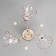 Lamp ceiling Sollar 54x54x26, 3x60W E27, gold, chrome