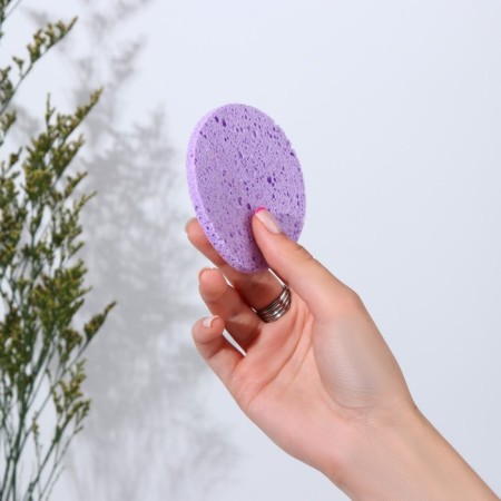 Sponge for washing, round, mix color-1