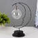 Night Moon from USB/batteries 3xa black18x18x2.5 cm Risalux