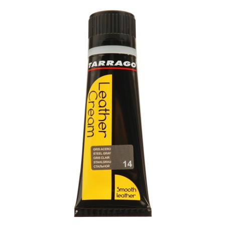 Shoe cream Tarrago Leather Cream 014, steel color, a tube with a sponge, 75 ml-1