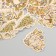 Stickers for creativity "New Year. Vintage" embossing gold set 48 pcs 9x7x0.8 cm