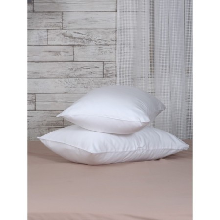 Pillowcase Mona Liza, size 70x70 cm, white color