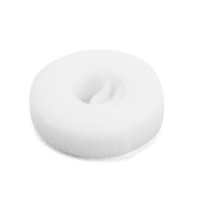 Fairy tape for wires 1000x10x1.5 mm tundra, white color, 1 pc.