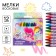 Wax pencils, set 12 colors, height 8 cm, diameter 0.8 cm, my little pony