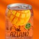 Gas -water water Aziano, Mango, 350 ml