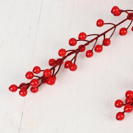 Decor branch "Vetka viburnum" 1x75 cm-1