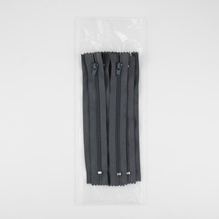 Lightning "Spiral", No. 4, non-proceeding, castle machine, 18 cm, dark gray color-2