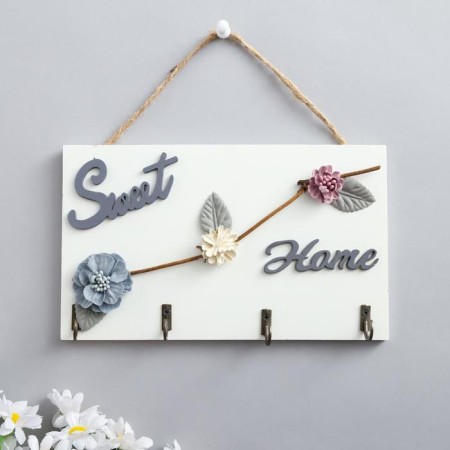 Decorative tree hooks "Flower branch" 12.5x22x3 cm-4