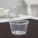 Single -plastic disposable sauce, 30 ml, with an insoluble lid, the color is transparent