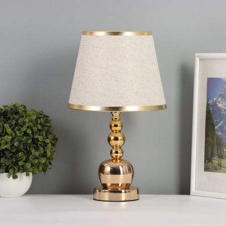 Table lamp "Formula" 1x40W E27 gold 22x22x36cm