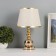 Table lamp "Formula" 1x40W E27 gold 22x22x36cm