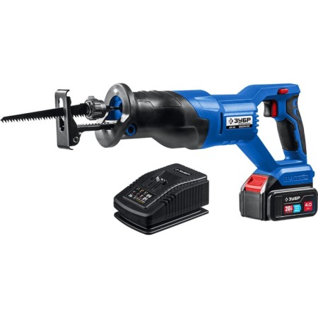 Drunk saber battery. Zubble SPB-180, 20 V, 4 Ah, Li-Ion, 2600 move/min, cut 180 mm,