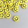 Beads for creativity Plastic "Yellow Smile" Circle set 20 g 0.5x1x1 cm