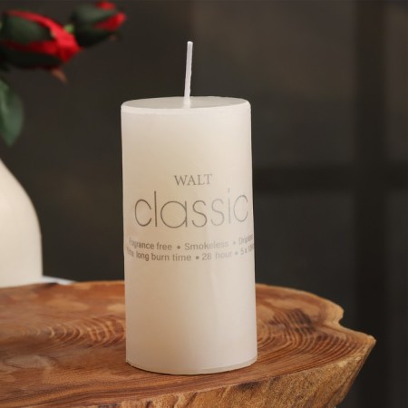 Candle-cylinder aromatic "jasmine", 5x10 cm-2