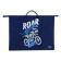 Folder for drawings and drawings A3, 470 x 345 x 50 mm, handles, plastic/textiles, lightning from above, onyx PR 3 -20, dino ride