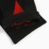 Women's socks, black/red heart, size 25-27