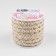 Decorative braid "Blutter", 5 mm × 27 m ± 1 m, white color with gold thread