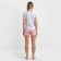 Female homemade set (T -shirt/shorts), gray color, size 44