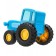 Metal machine "Blue Tractor", light, sound, 11 cm, inertia