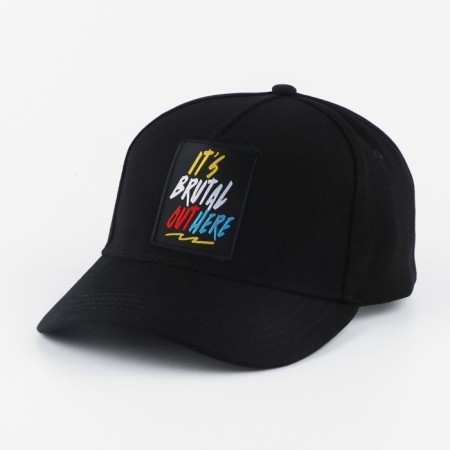Women's cap Brutal, black color, rr 56-1