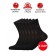 Set of men's socks, size size 25, 6 pairs, black color