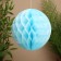 Ball paper decorative, diameter 30 cm, col. blue