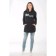 Tunic with a hood No DUBT, size 50, black color