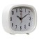 Clock - desktop an alarm clock, discrete move, 12.5 x 10.5 cm, aa