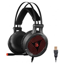 Headphones with A4Tech Bloody G530 Black/Gray Microphone 1.8M Monitor Belief (G530 (Grey) 100458