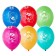 Latex ball 14 "Smeshariki", pastel, 5 tbsp. Figure, set 25 pcs. Mix